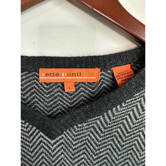 Size Large Cashmere and Silk Sette Ponti Sweater - Picture 3 of 4